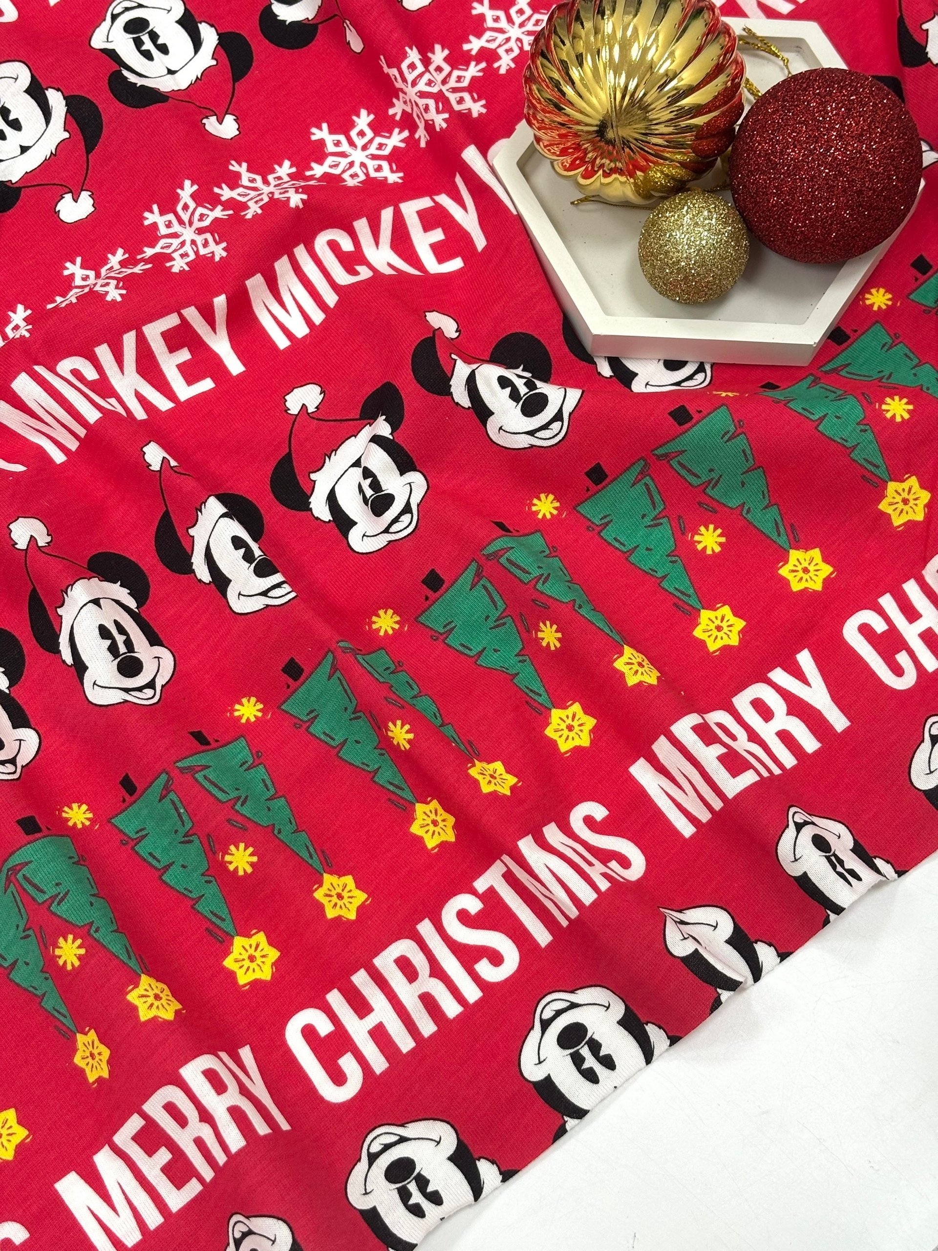 Кулирка Хлопок Mickey Christmas